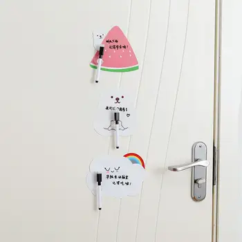 Cute Rewritable Sticky Note Refrigerator Magnet With Pen 1