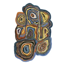 Современный дизайнерский ковёр для отелей, Новая Зеландия, шерстяное переплетение, лаконичный чайный столик для гостиной gc193kilyg40