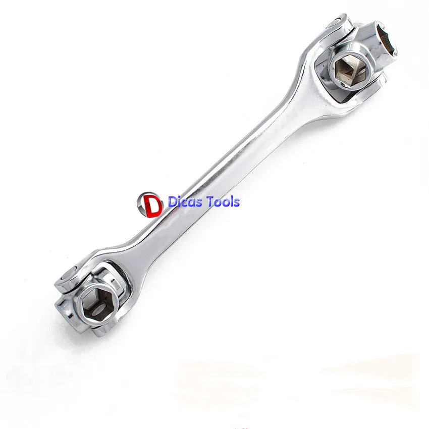 8 to 1 multi purpose socket wrench tool for vehicle with conversion