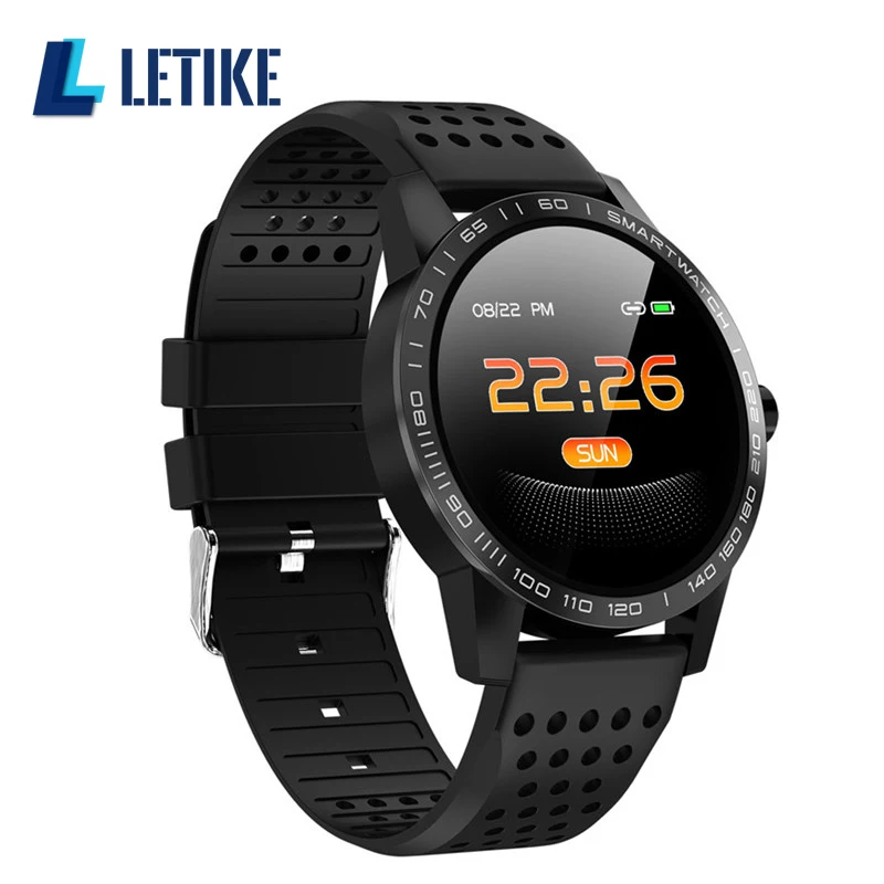 

Letike T2 Smart Watch IP68 Waterproof Heart Rate Activity Fitness Tracker Bluetooth Men Smartwatch for iphone Android Phone