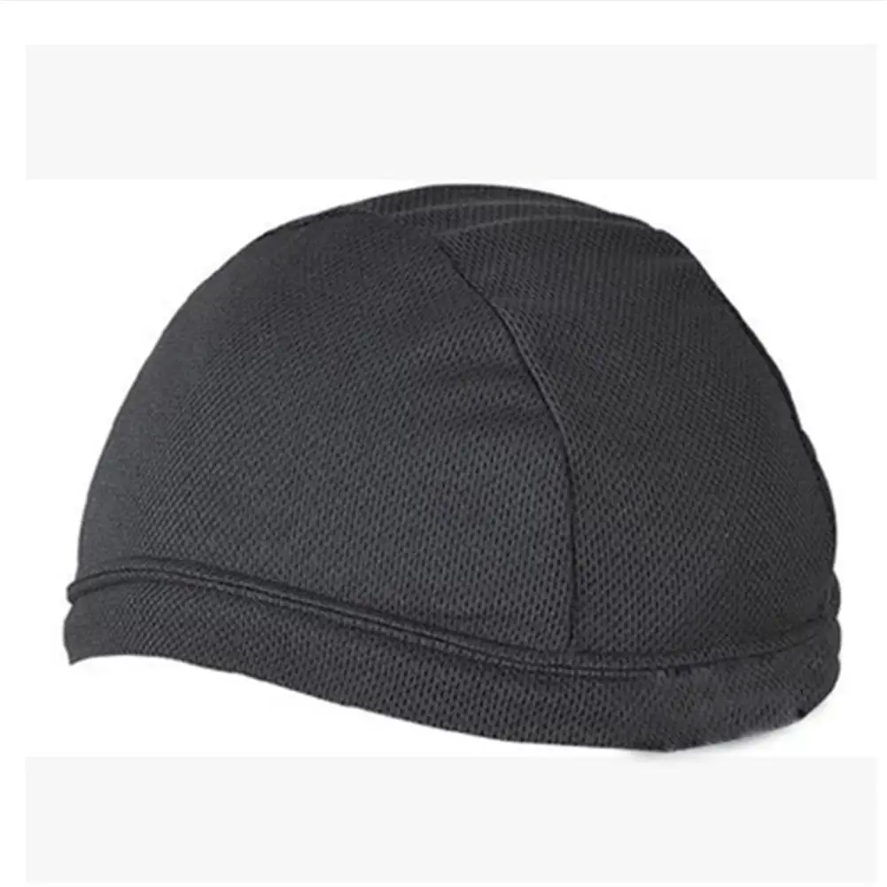 Cycling Hat Moisture Wicking Cap For Motorcycle Bike Helmet Lined Hat Riding Outdoor Head Accessories Breathable Supplies