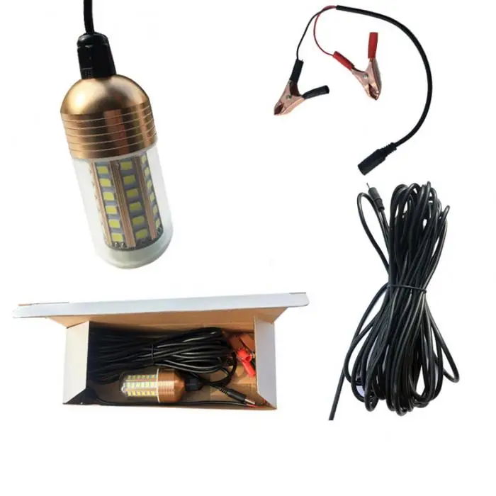 Isca de Pesca Luz para o Mar Mais Novo Led Submersível Noite Pesca Barco 30 w Luz 7 Luzes subaquáticas