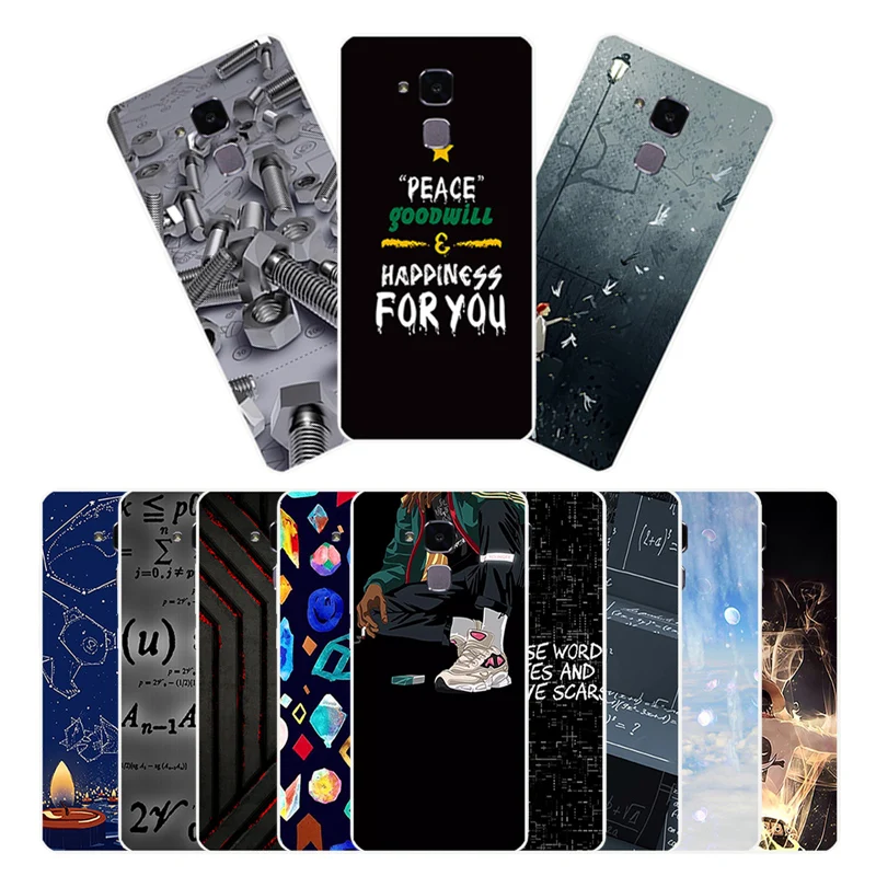 Капа для huawei Honor 5C ультратонкие Мягкий силиконовый чехол 5 2 дюймов буквы телефона