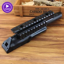 Тактический AK47 AK Tri-rail интеграл рельса приемник с креплением верхнее покрытие круглое Крепление Пикатинни Уивер база для рейки для прицел