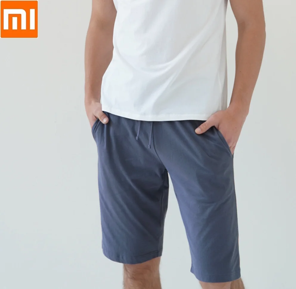 Casa ao ar Xiaomi Instant Algodão Confortável Casa Homem Shorts Livre Calças Curtas Masculino Sweatpants ME