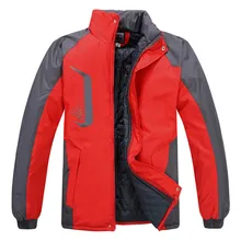 Походные куртки для кемпинга, ветрозащитные водонепроницаемые мужские зимние куртки, флисовая куртка, пальто размера плюс 2XL-3XL