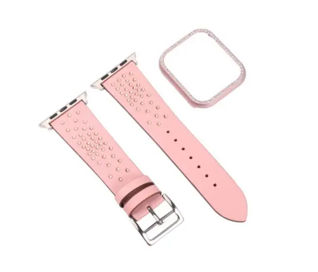 Ремешок из натуральной кожи для apple watch 4 ремешка 42 мм 38 ремешок iwatch 44 40 3/2/1