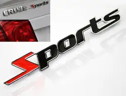 Новый 3D Металл авто гоночный автомобиль Таблички знак Логотипы марок автомобиля Наклейки для спорта гоночный автомобиль Стайлинг