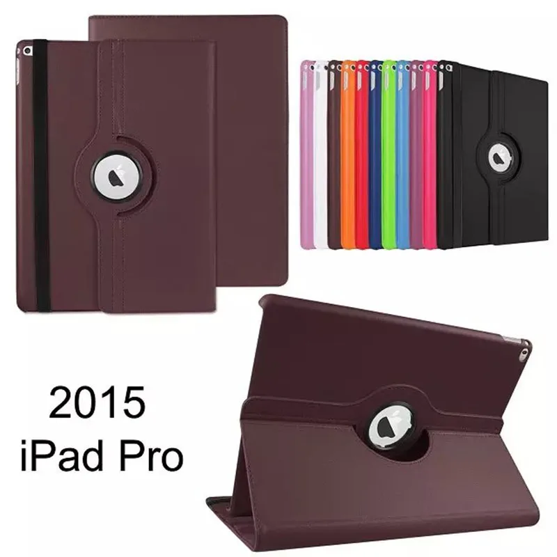 

For Apple iPad Pro 12.9 Leather Case Funda 360 Rotation Flip Cover Cases For iPad Pro with Stand Tablet Accessories Y2A14D