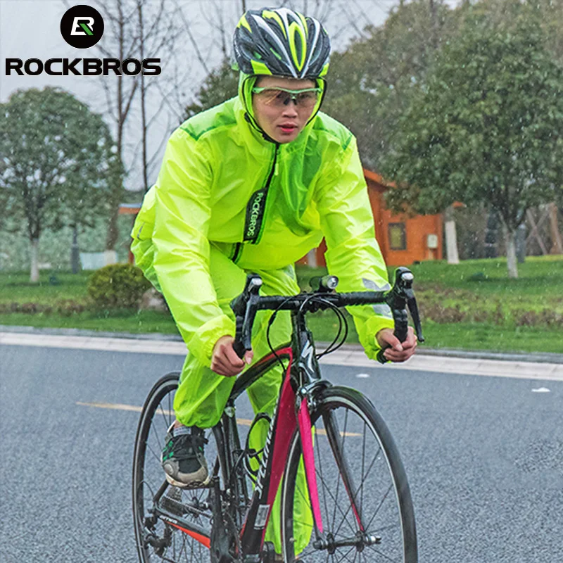 raincoat on bike
