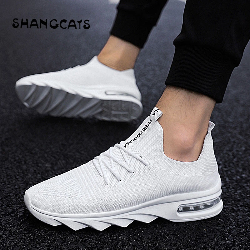 2018 zapatos para correr súper transpirables para hombre zapatillas deportivas para zapatos para caminar para hombre chussure homme deporte vapormax blanco negro|Zapatillas correr| - AliExpress