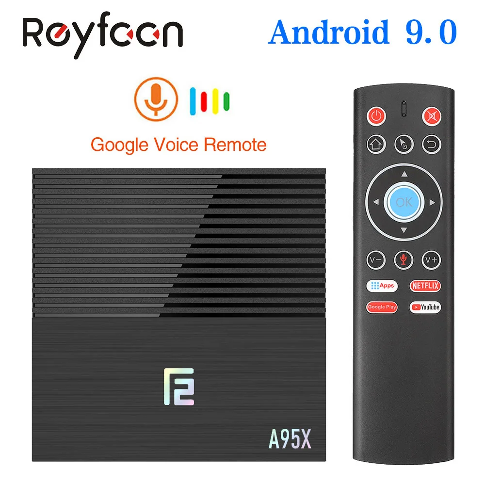 Android 9,0 Smart tv Box 4 Гб ram 64 Гб Amlogic S905X2 Поддержка Dual Wifi 1080 p 4 K 60fps проигрыватель Google Store Netflix Youtube медиа