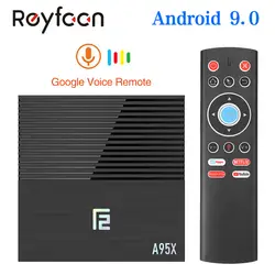 Android 9,0 Smart tv Box 4 Гб ram 64 Гб Amlogic S905X2 Поддержка Dual Wifi 1080 p 4 K 60fps проигрыватель Google Store Netflix Youtube медиа