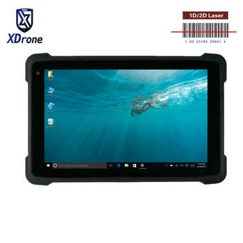 

2019 Rugged Windows 10 home Scanner Barcode Reader 1D 2D Mobile 8" Tablet Wifi 3G 2GB RAM 32GB ROM IP67 Waterproof OTG GPS Strap