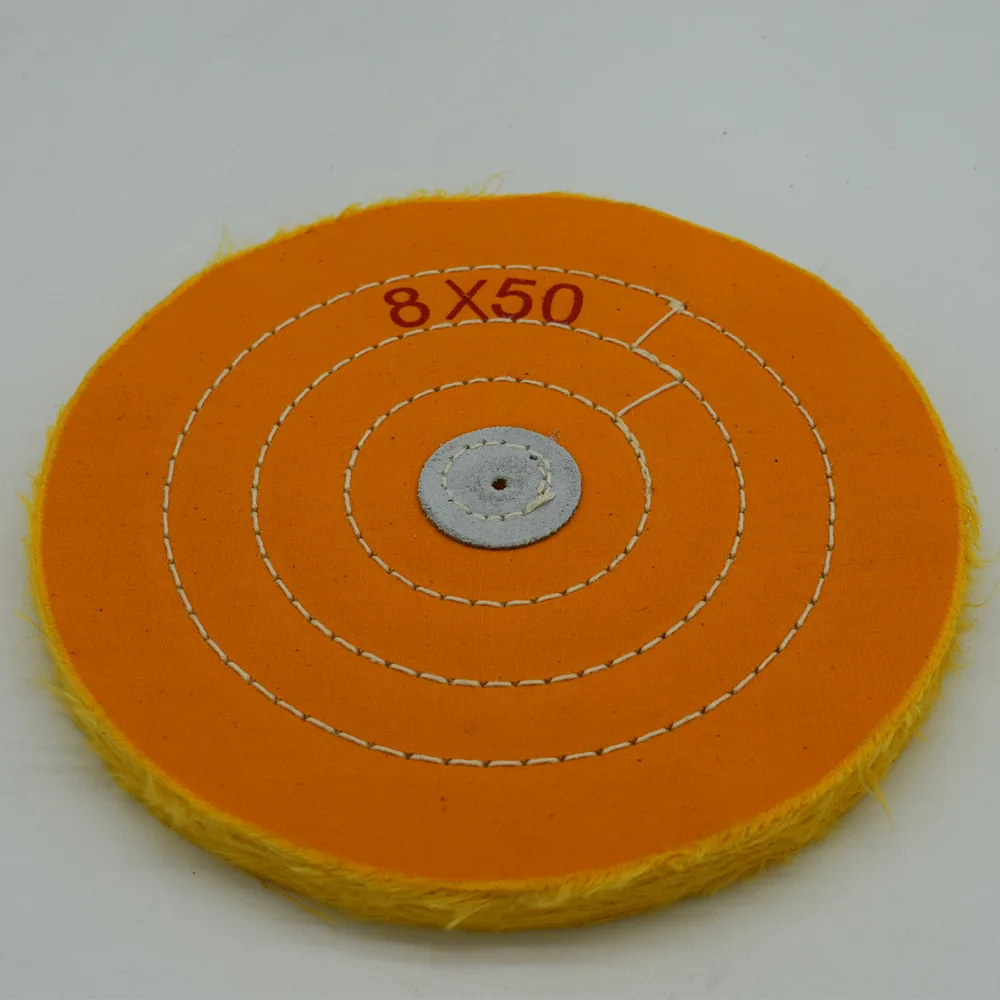 1PCS Yellow Cloth Polishing Wheels Buffering 8&quotX50 Jewelry Tool | Украшения и аксессуары