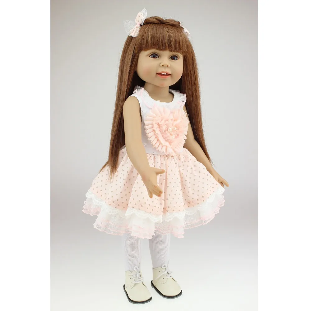 45 см Reborn Baby Doll для всего тела Силиконовые Реалистичные живые детские игрушки