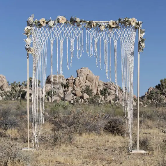 180cm x 210cm Macrame wedding arch, boho wedding, macrame wall hanging