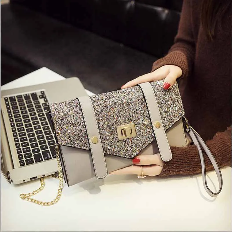 

Fashion solid women's clutch bag leather women envelope bag clutch evening bag female Clutches Handbag Immediately shipping