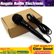 Free Shipping 3 Meter Audio Cable Wired Microphone Dynamic Handheld Mic Mike Mikrofon For KTV Karaoke