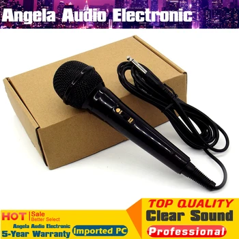 

Free Shipping 3-Meter Audio Cable Wired Microphone Dynamic Handheld Mic Mike Mikrofon For KTV Karaoke System Stage Singer Specch