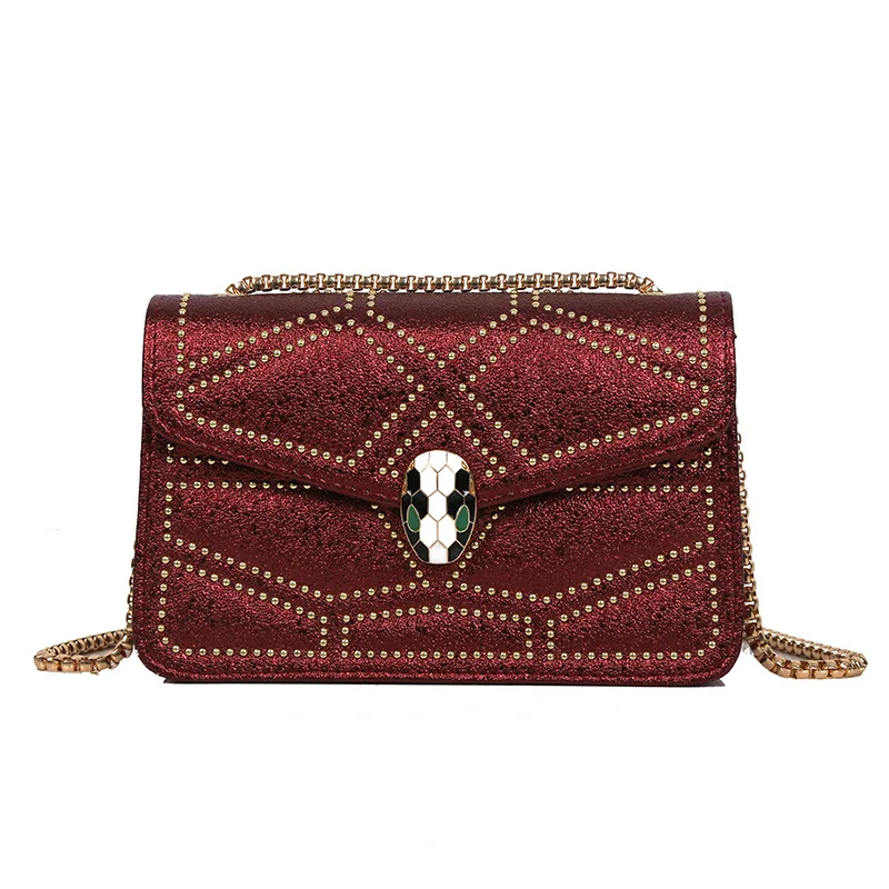 

Explosion chain bag female 2019 new fashion shoulder bag creative evening bag mobile phone purse bags