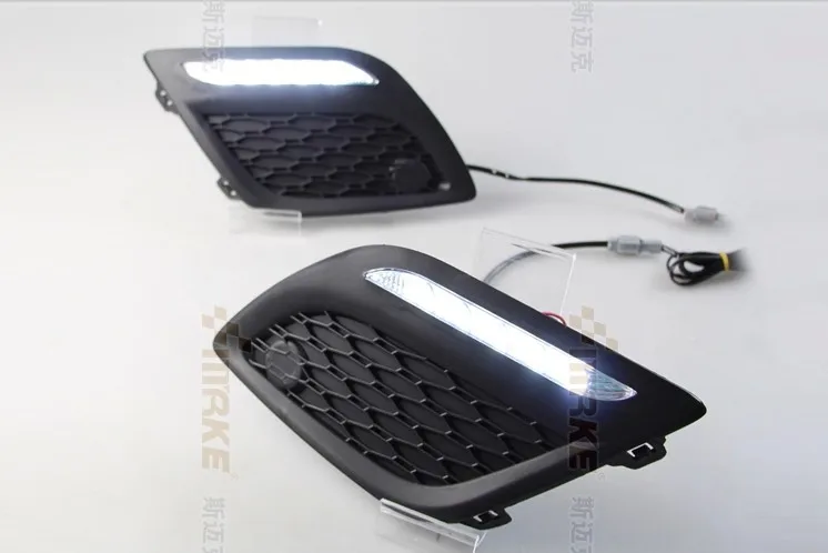 

SMK led drl daytime running light for Volvo xc60 fog lamp with dimmer function durable exact installation
