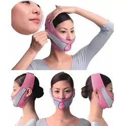 Тонкая маска для лица против морщин V Line Half Face Cheek Lift Slimming Strap Chin Slim Mask Belt