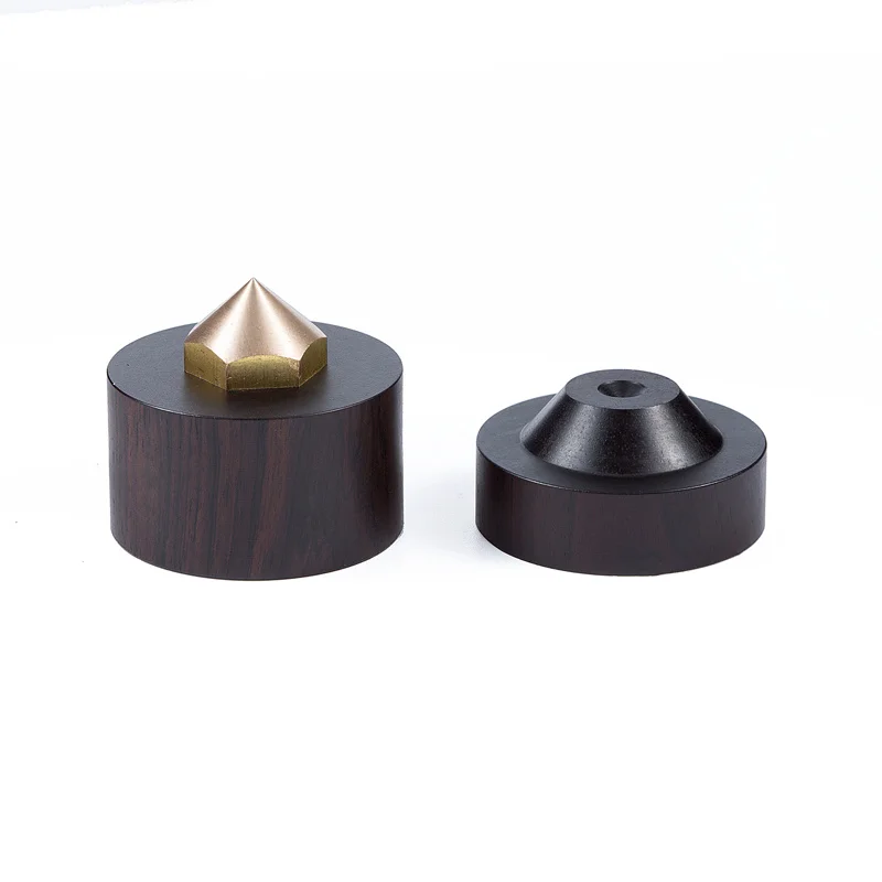 33mm Ebony Adjustable Speaker Spike Pad Loudspeaker Box Amplifier Shockproof Stand Isolation Feet Base #2 | Электроника