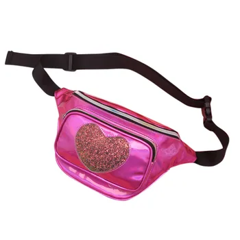 

2019 new fanny pack Heart-Shaped Chest Bag Outdoor Sport fashion Beach Bag Shoulder bag women's belt waist bag pochete 624