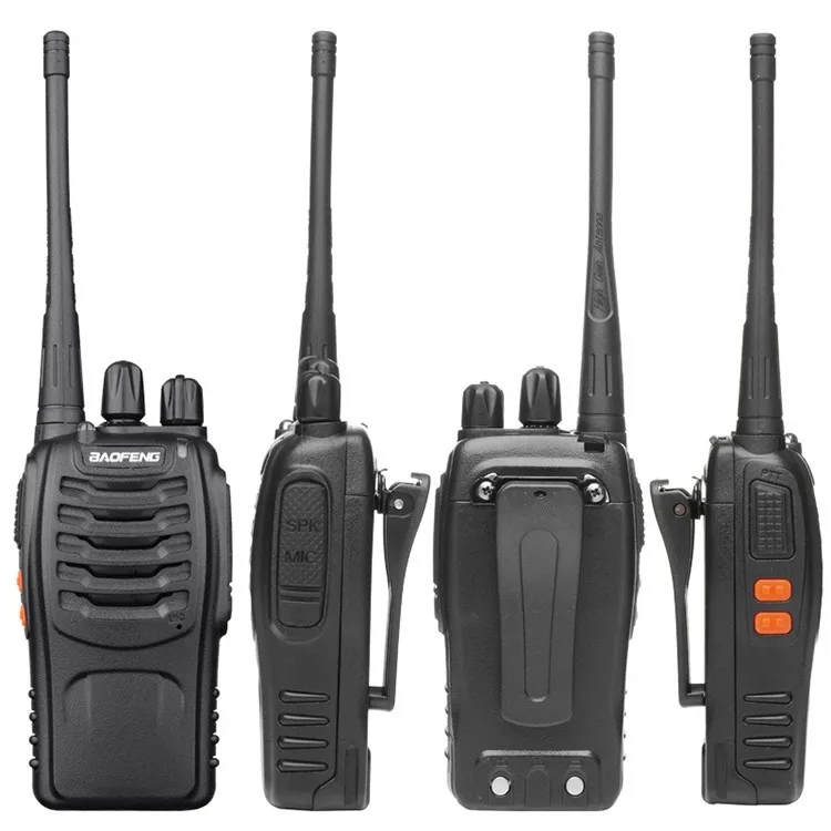 Walkie Talkie 5 шт. 5 Вт двусторонний сканер Bf 888s радио коммуникатор для Ham Портативная радиостанция КВ трансивер baofeng BF-888S