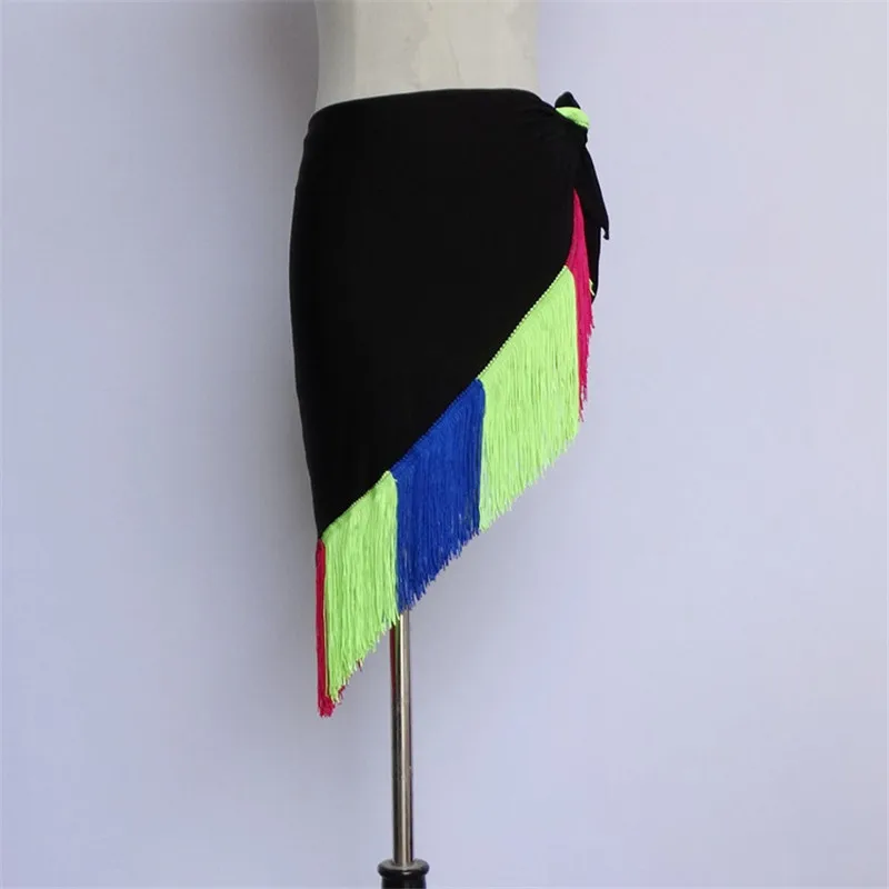 Юбка Детская для латиноамериканских танцев 15 цветов|latin dance skirt|ladies latindance skirt |