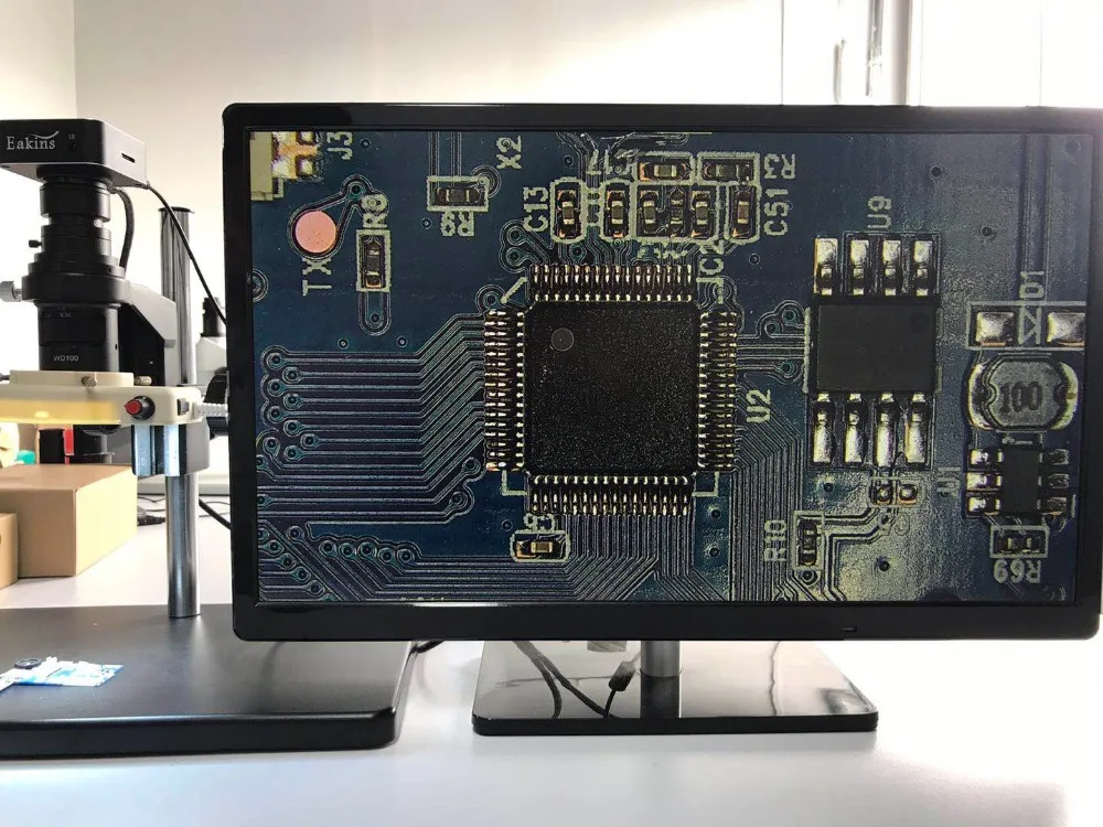 400X 1000X регулируемое увеличительное стекло Объектив C mount Zoom очки Оптические convex объектив для HDMI VGA USB цифровой видео микроскоп камера