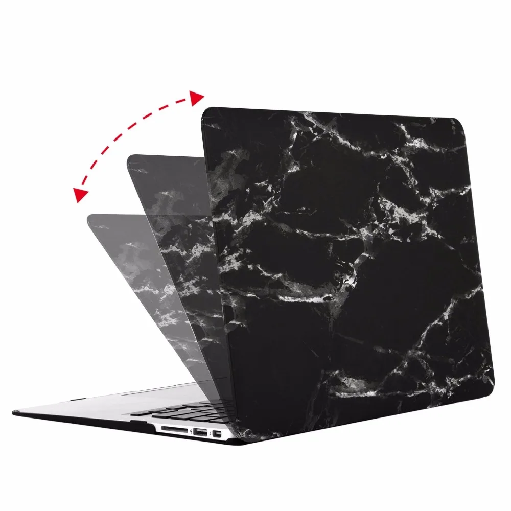 Мраморный Твердый чехол Mosiso для Macbook Pro 13 Retina 2013 2014 2015 MacBook Air 3 + силиконовый