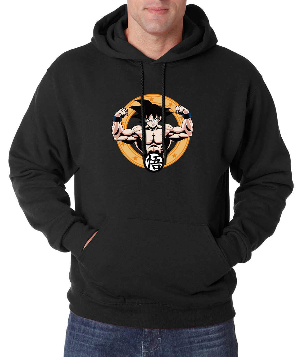 Japanese Anime Dragon Ball Z  Print Men Hoodie 2019 Spring Winter Fleece Hoodies Sweatshirts Casual Hip Hop Hooded Men