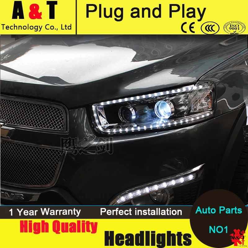 Captiva led фары