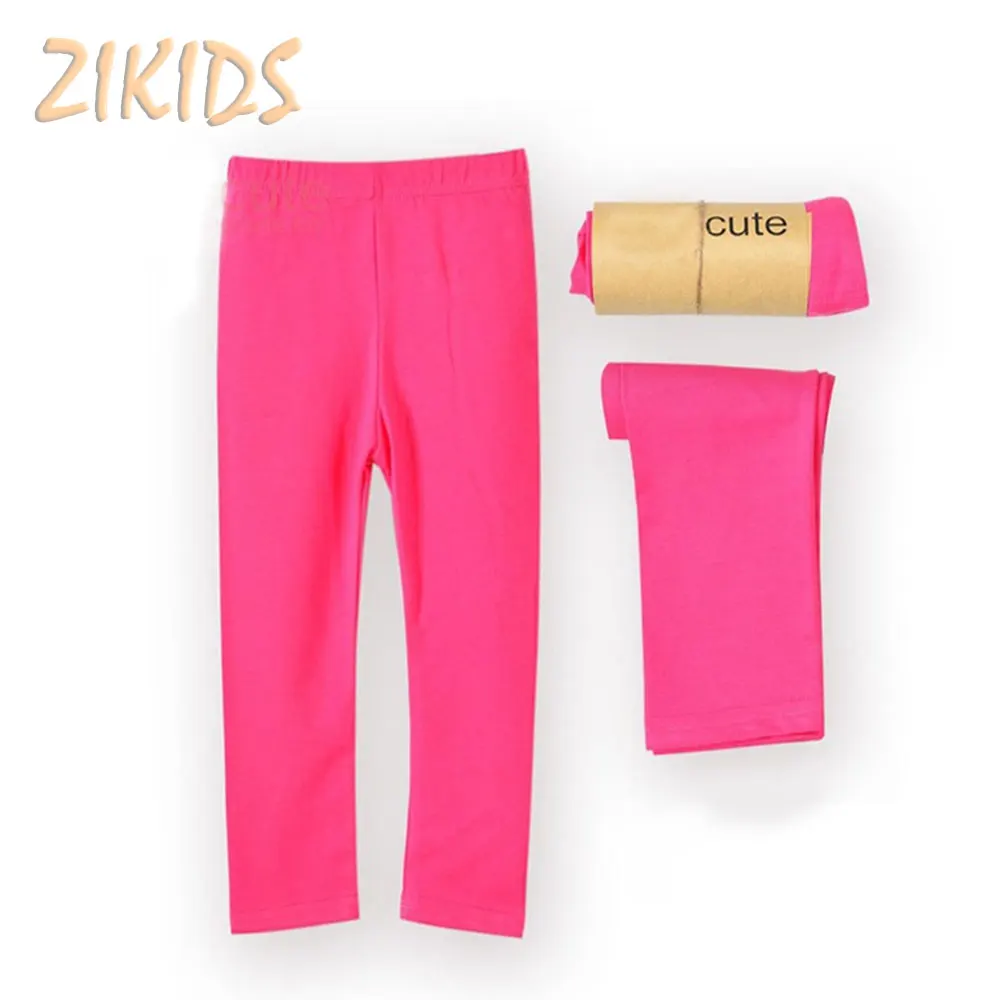 2017 Casual Girl Pants Candy Color Girls Leggings Children Baby Kids