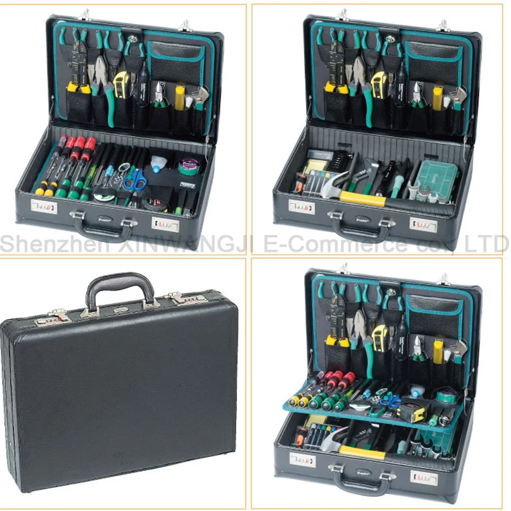 65 в 1 Pro'skit 1PK-1700NB электрика инструменты коробки наборы Многофункциональный ремонтный набор инструментов Отвертка ключ нож плоскогубцы бытовой