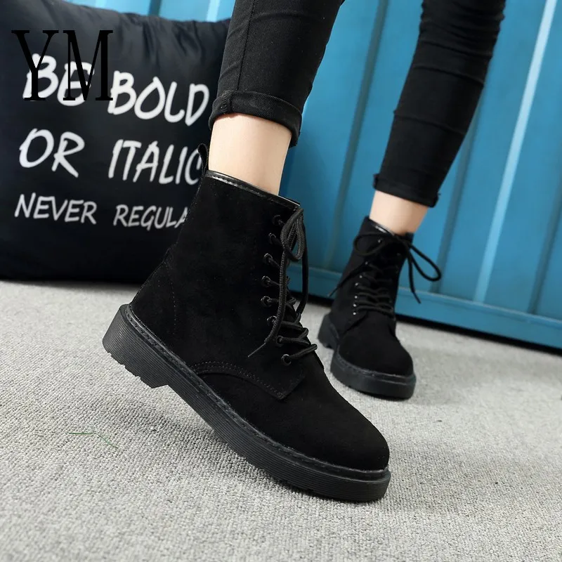 De Más Otoño Botas Femenino Mujeres Negro Nubuck Oncise Rosa Casual Corto Size40 Calzado Red Zapatos Lace Rojo Bajo 018 Botines rose Tacón up Martin PIC8wqWPd