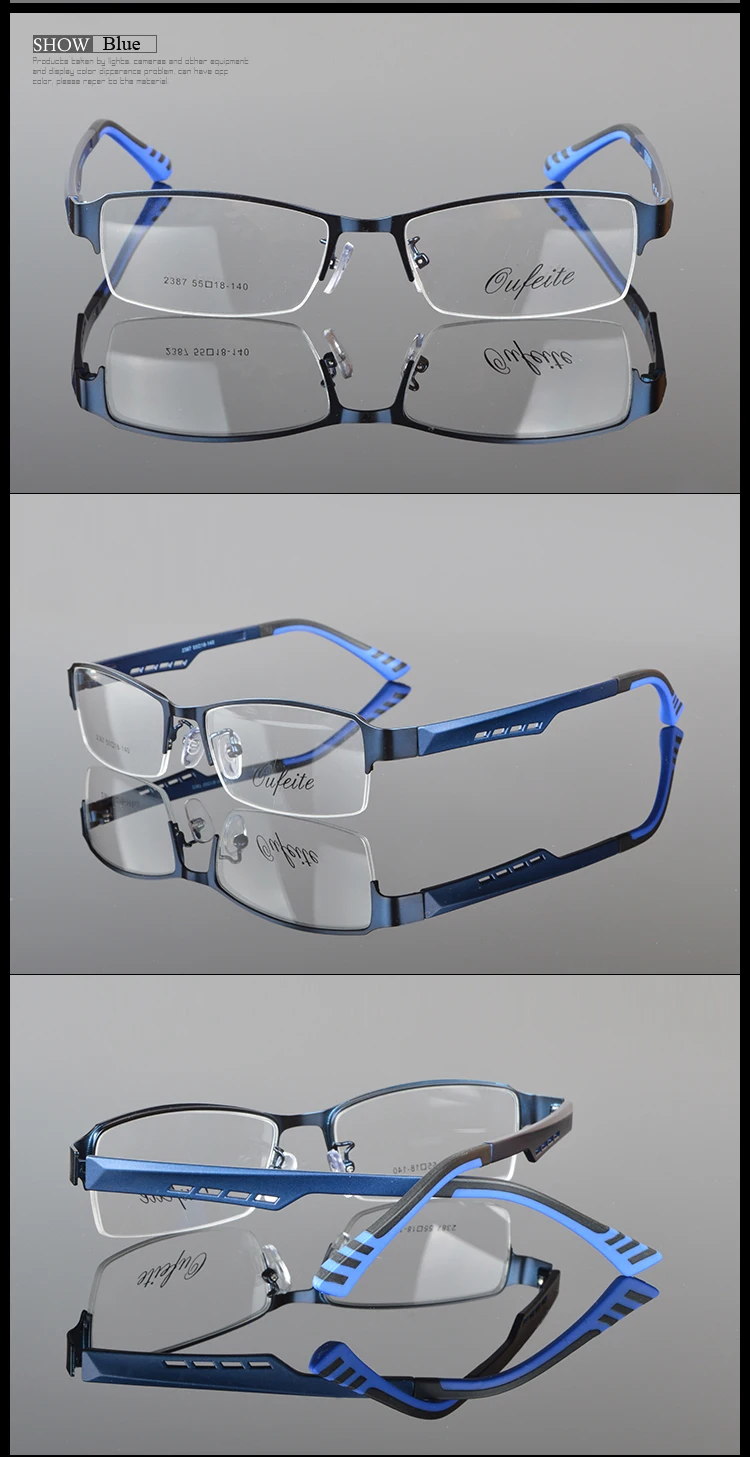 Металлическая оправа без оправы, очки для глаз, мужские деловые очки, прозрачные линзы, очки для близорукости, оправа Armacao de Oculos de Grau DD0771