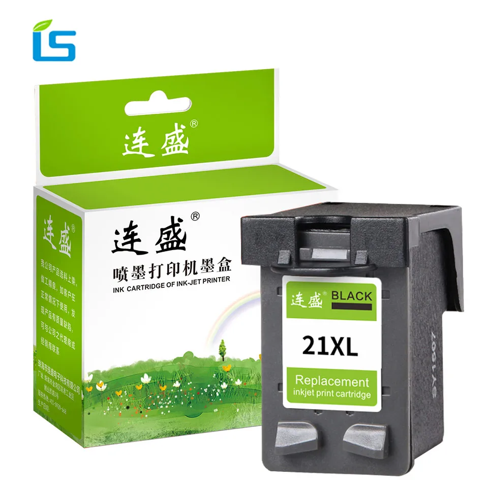 

1Pcs 21XL Black Refilled Ink Cartridge Replacement For HP 21 XL Cartridge For HP Deskjet 3910 3915 f2110 F310 F340 F350 F380