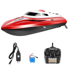 New Arrival 2.4GHz RC Ship Remote Control Toy Boat High Speed Racing Boat RC Toy for Outdoor Hobby Childrens Christmas Gift