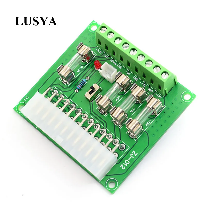 

Lusya Computer power 24 Pin ATX adapter board power board Power Supply DC plug connector