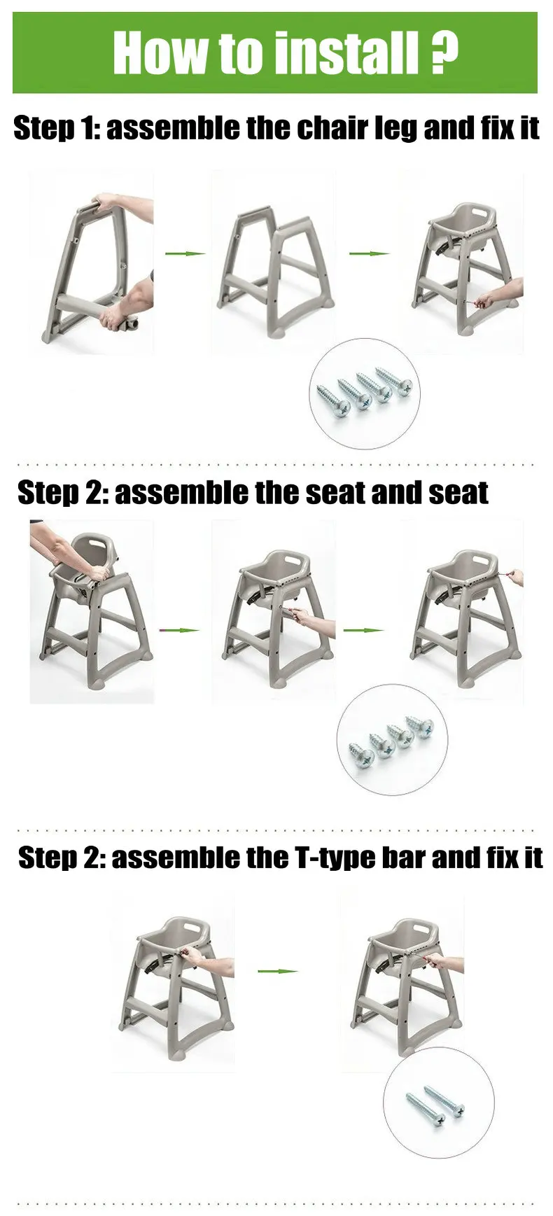Children'S Feeding Chair For Eating Children'S High Chair With Adjustable Tray Can Be Used At Home Or In The Hotel