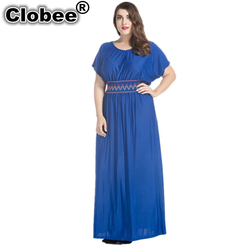 

Fashion Bohemian Vestidos De Festa Maxi Dress robe femme ete 2019 Summer Bohemia Large Size Women Dress vestidos de festa tunic