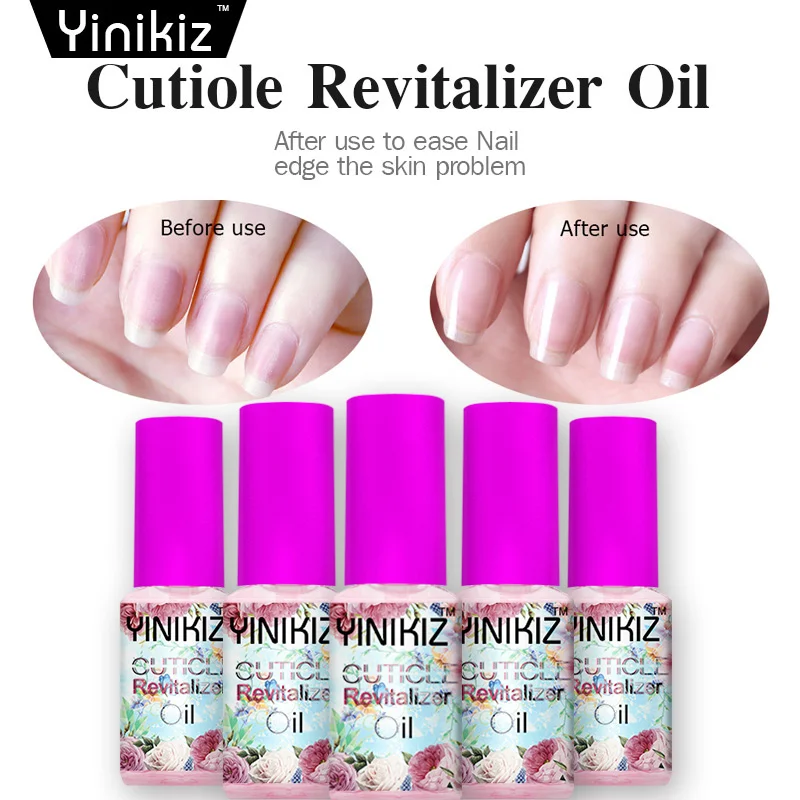 Yinikiz 8ml Nail Cuticle Oil Revitalizer Fragrancy Flavor Nail Art Tool