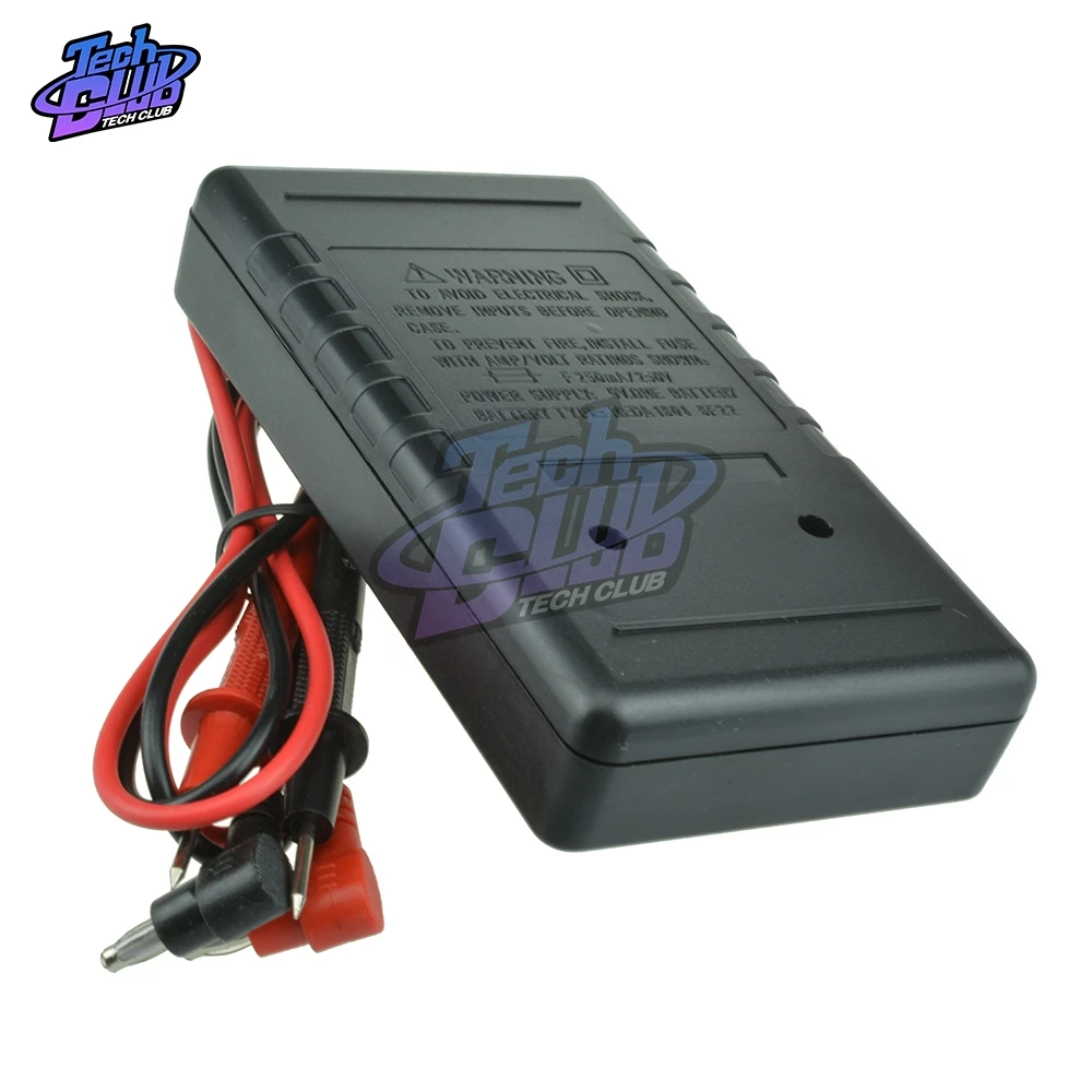 750/1000V DT830B AC/DC ЖК дисплей Цифровой мультиметр Вольтметр Амперметр Ом тестер
