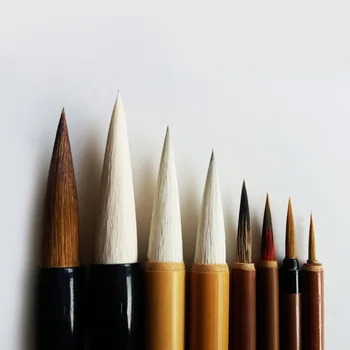 

Weasel Hair Chinese Calligraphy Brush Pen Chinese Painting Brush Set Landscape Flower Bird Painting Brush Pen Painting Supplies
