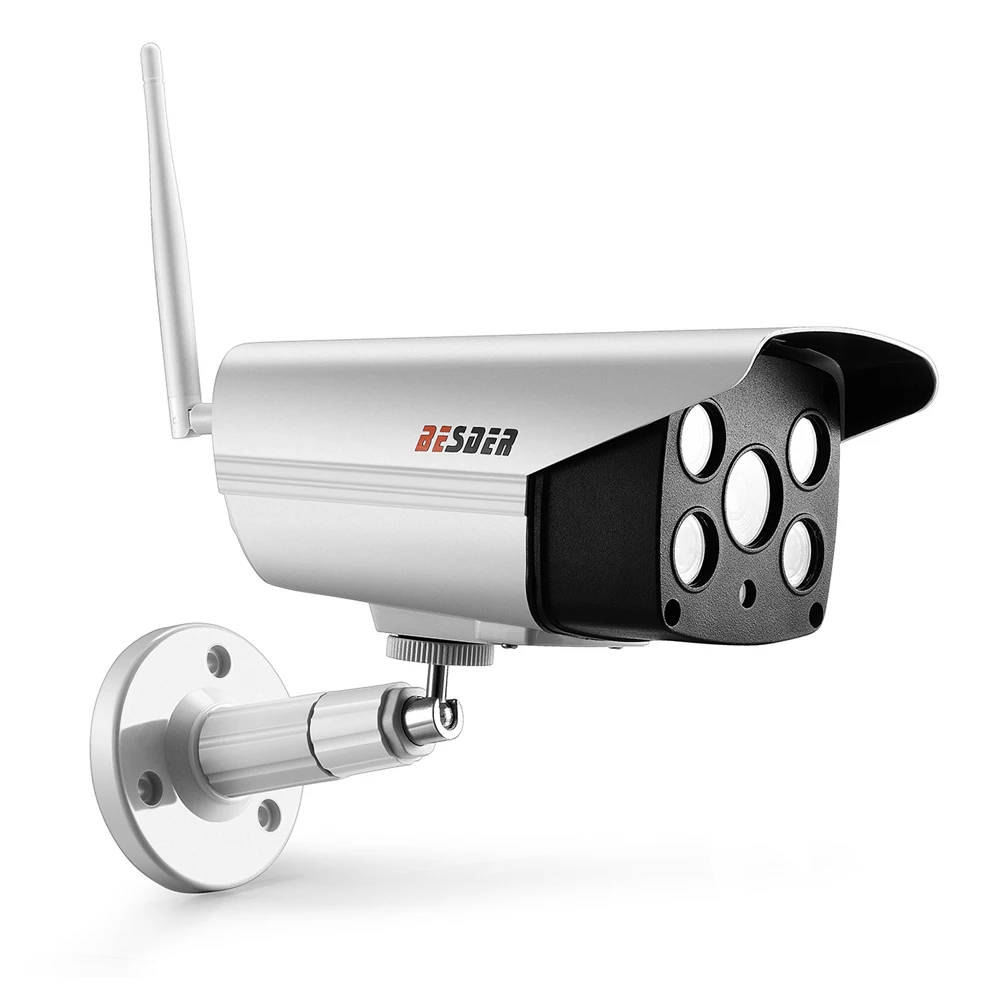 BESDER Two Way Audio Surveillance Outdoor WiFi Camera with 2 IR LEDs