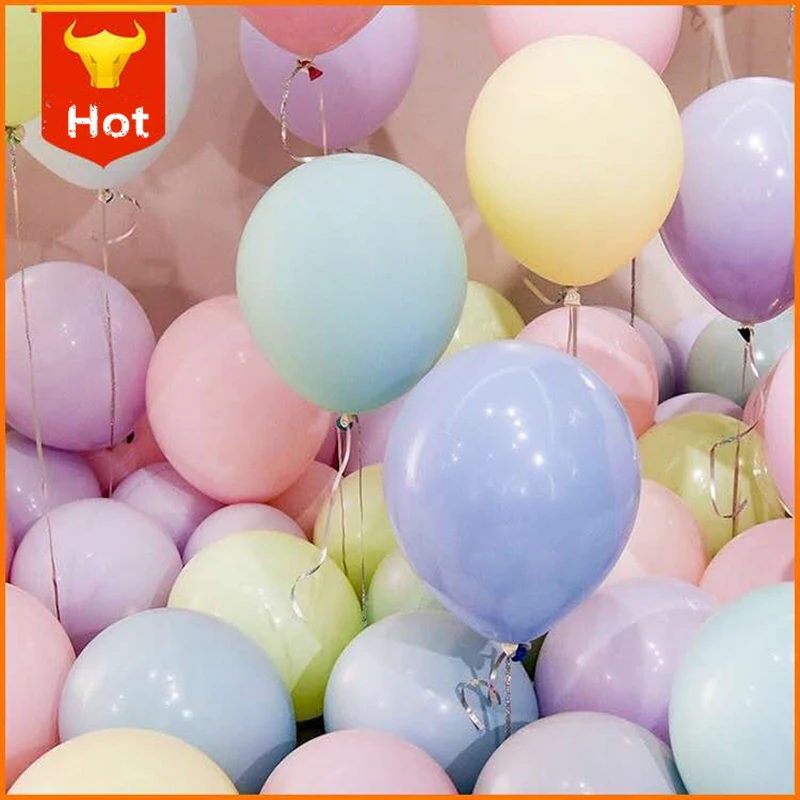 50 шт. 5 дюймов воздушные шары Макарон надувные свадебные украшения для дня рождения Детские воздушные шары для дня рождения Надувные латексные шары