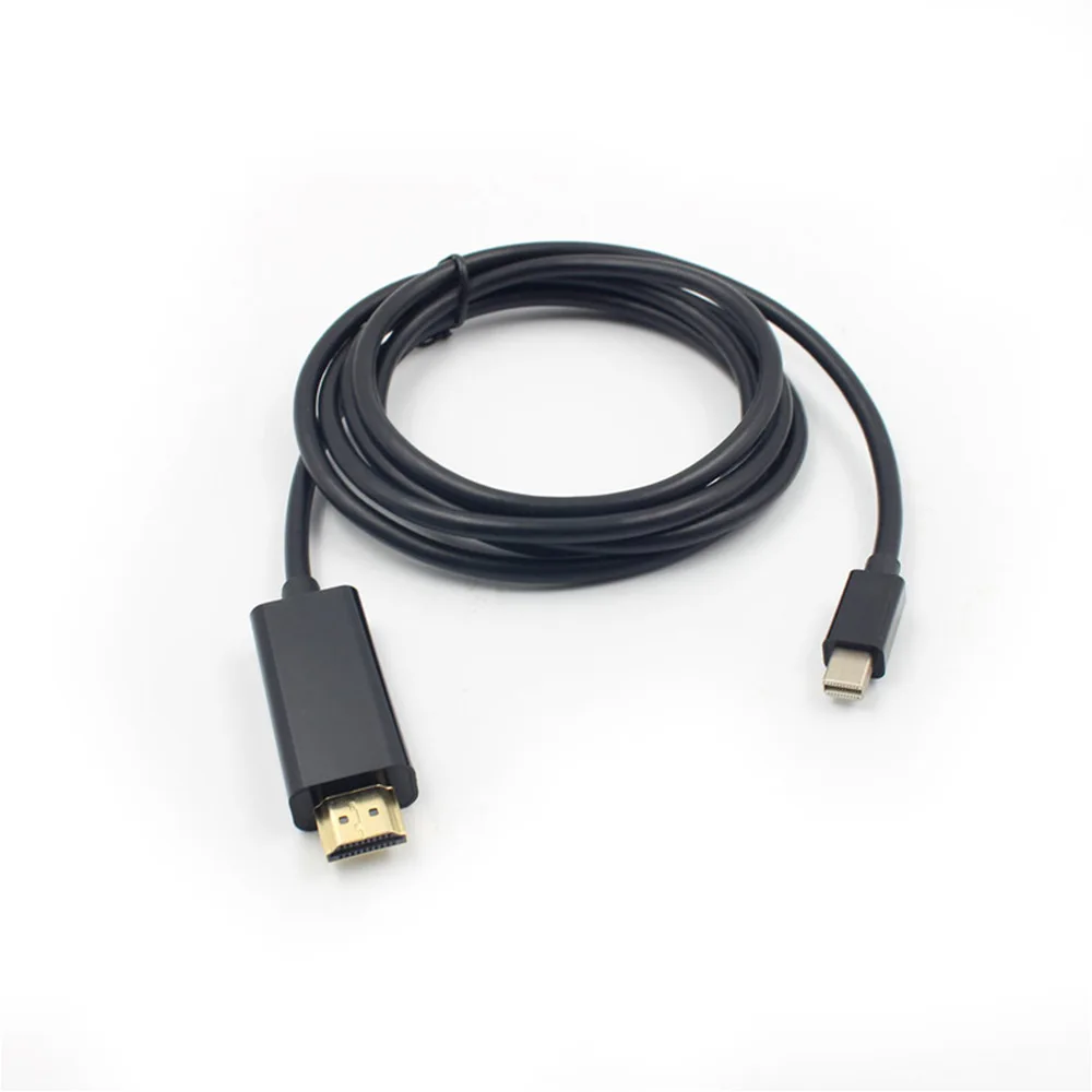 Tancredy Mini DP к HDMI DisplayPort 1 8 м адаптер конвертер видео кабель Разъем для ПК Apple Mac book Pro Air